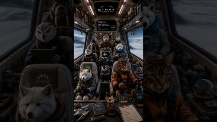 Flight Record　 #aivideo #scifialpha #cat #spaceadventure #funny #scifi #nft #猫 #cute #宇宙旅行