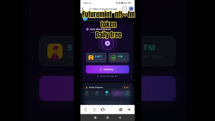 Free nft and tokens daily in #futuremint.                                          #fmtoken