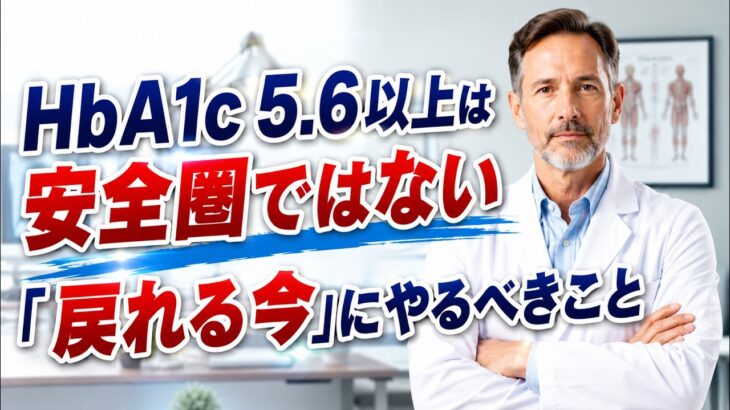 健診結果のHbA1C5.6%は安心できません#糖尿病 #健診 #hba1ctest