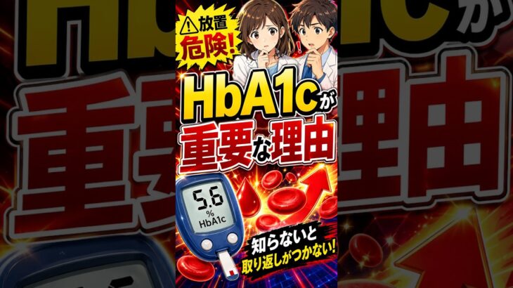 【血糖値だけでは不十分？糖尿病の早期発見に欠かせないHbA1c検査の重要性】◯
