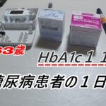 ６３歳　HgA1c１１の糖尿病患者の１日