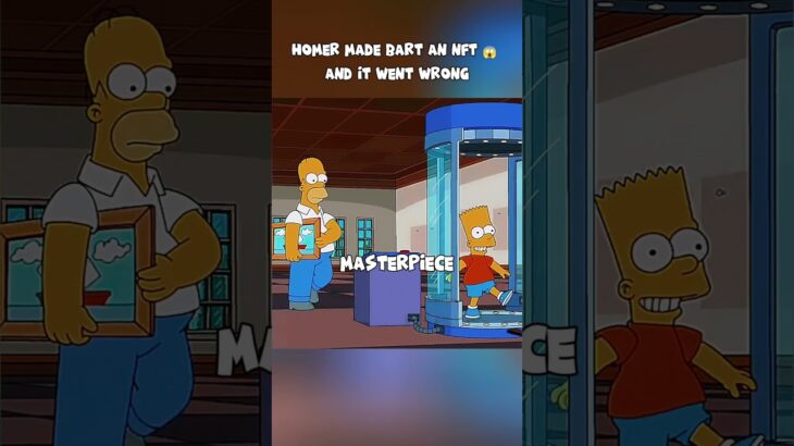 Homer Made Bart an NFT 😱 And It Went Wrong #simpsons #shorts