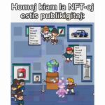 Homoj kiam NFT-oj estis publikigitaj