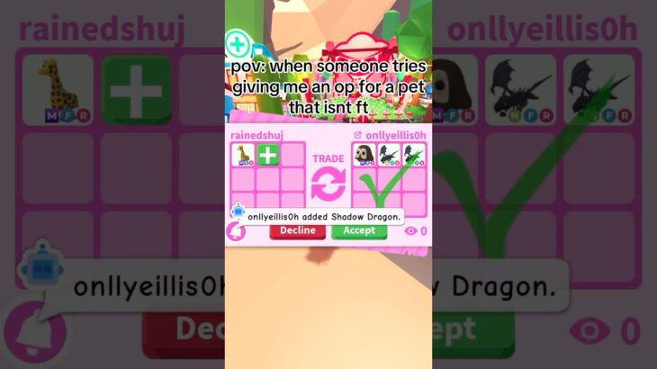 I dont play about my nft pets.. #adoptme #trademe #roblox #adoptmepets #adoptmetrading #adoptmecats