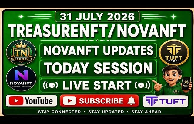 LIVE: TREASURE NFT MEETING | LATEST UPDATES AND INFORMATION | WITHDRAWAL UPDATE NOVANFT |