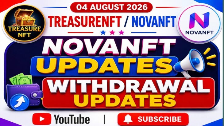 LIVE: TREASURE NFT MEETING | LATEST UPDATES AND INFORMATION | WITHDRAWAL UPDATE NOVANFT |