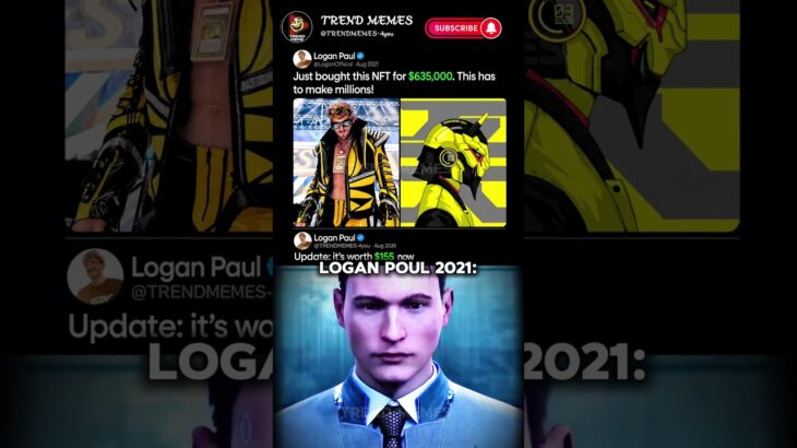 Logan Paul’s $635K NFT Aged BAD 💀 #shorts