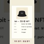 한물간 NFT, 저희 가게에 취직했습니다