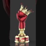 🥊 NFT Royal Rumble Trophy Design | Luxury 3D Animation 👑 #Shorts