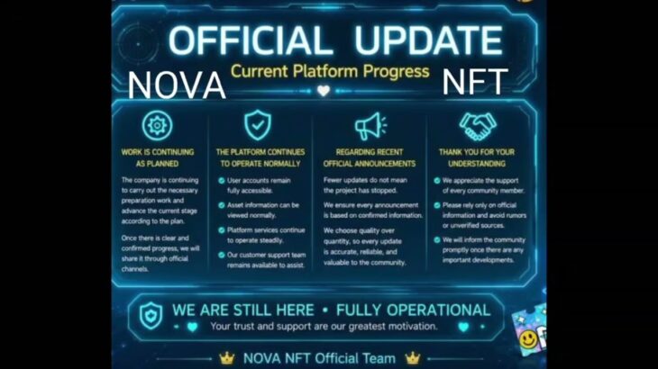 NOVA NFT KA NEW INFORMATION DALY NOTIFICATION # treasure nft # trading video #