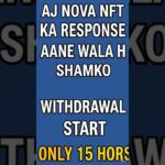 NOVA NFT WITHDRAWAL START 15 HORS ONLY# treasure nft # trading video #