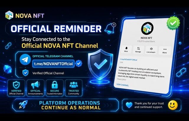 NOVA NFT WITHDRAWAL START NEW UPDATE TODAY TUFT TOKEN IMPORTANT INFORMATION // #novanft #trending