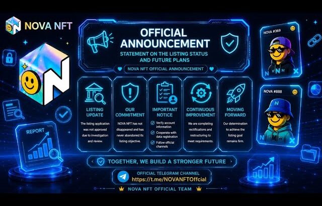NOVA NFT WITHDRAWAL START NEW UPDATE TODAY TUFT TOKEN IMPORTANT INFORMATION // #novanft #tuft