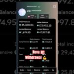 NOVA NFT WITHDRAWAL SUCCESSFUL | nova nft latest update | nova nft scam (yes or no) #nova #novanft