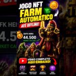 NOVO JOGO NFT QUE FARMA SOZINHO ATÉ OFFLINE! 😱💰 #shorts