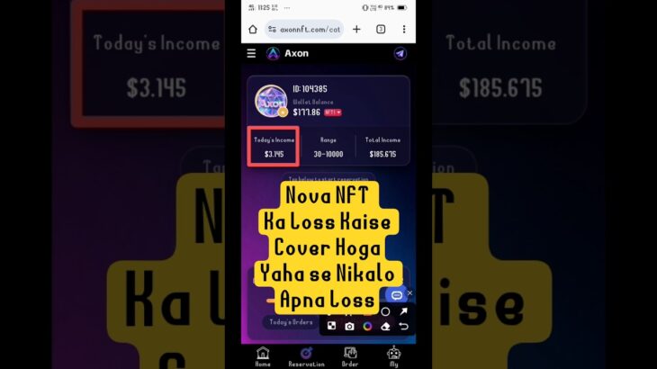 Nova NFT Ka Sara Loss Yaha Se Nikalo Axon NFT #axonnft