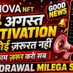 Nova Nft Withdrawal Update Today | Nova Nft Update 4 August | Treasure Nft Update | Nova Nft News