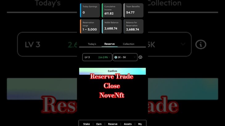 Nove nft reservation close || nova nft latest update | nova nft withdrawal update #nova