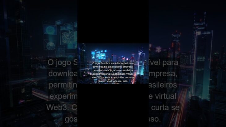 O jogo Sandbox está disponível para