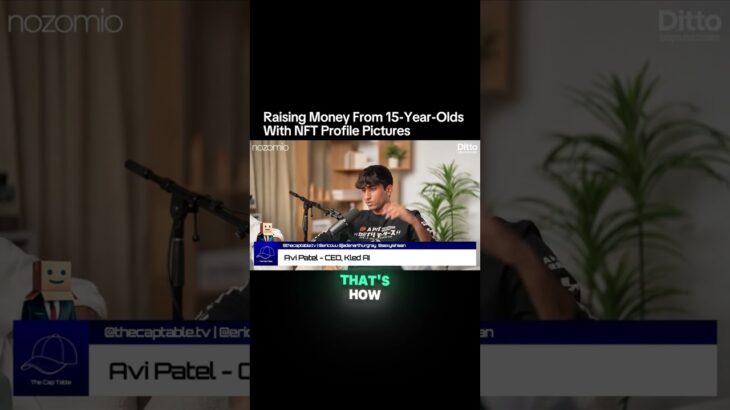 Raising money from 15-year-olds with NFT profile pictures…