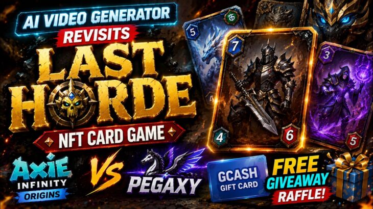 Revisits LAST HORDE : NFT Card Game vs Axie Infinity & Pegaxy?
