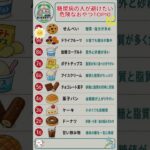 糖尿病の人が避けたい危険なおやつTOP10#シニア健康#健康#食生活#予防#予防治療#健康雑学#雑学