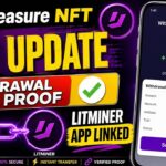 Treasure NFT Withdrawal Done Proof  Litminer App Linked Full Update #TreasureNFT