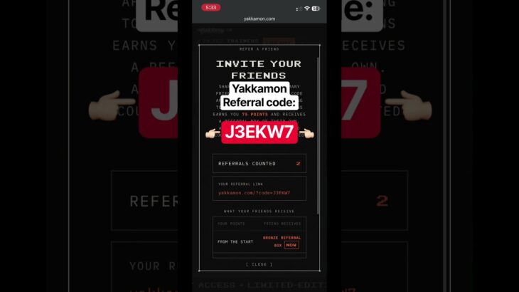 Yakkamon Referral Code | Q4 #yakkamon #referralcode #nft #web3gaming