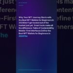 best NFT wallets for beginners in 2024 #Shorts