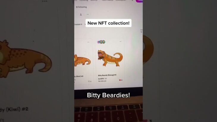 #stitch with _hawke_ First ever bearded dragon NFT collection! 🦎🦎🦎 #nft #beardedragon #pets