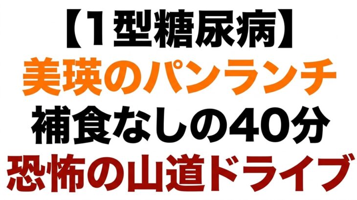 【１型糖尿病】美瑛の美食を堪能＆補食を忘れた恐怖のドライブ
