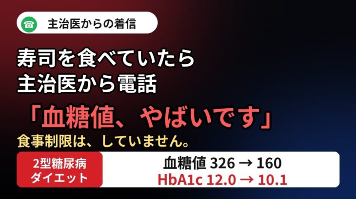 【糖尿病とダイエット】ある日突然主治医から電話が！糖尿病Ⅱ型と診断された！どうする？ #ウェルネスダイニング #ダイエット #糖尿病 #食事療法 #生活習慣病