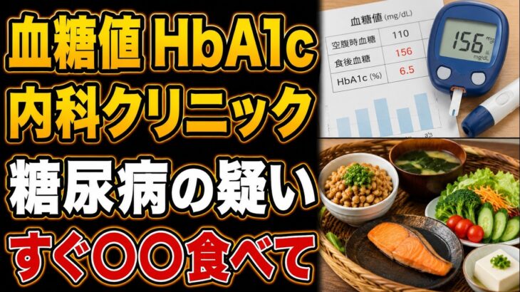 「糖尿病の疑い」と言われたら、まずやるべき３つのこと。