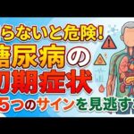 糖尿病、自覚症状が出た時にはもう遅い？#糖尿病 #血糖値 #生活習慣病 #糖尿病予防 #高血糖 #インスリン