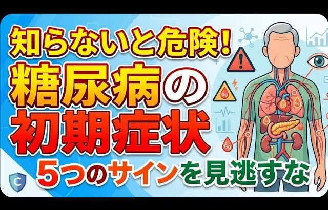 糖尿病、自覚症状が出た時にはもう遅い？#糖尿病 #血糖値 #生活習慣病 #糖尿病予防 #高血糖 #インスリン
