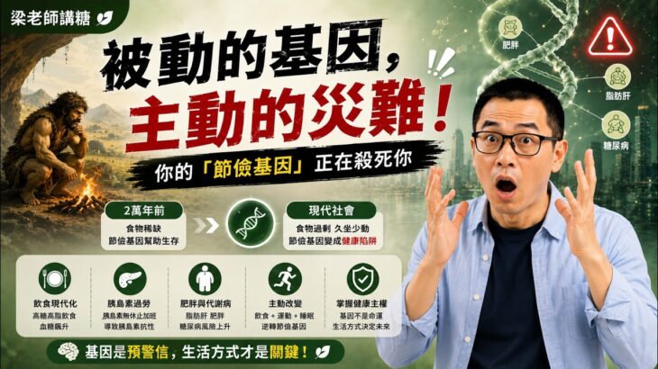 「節儉基因」真的會讓你更容易得糖尿病嗎？基因不是命運，生活方式才是關鍵