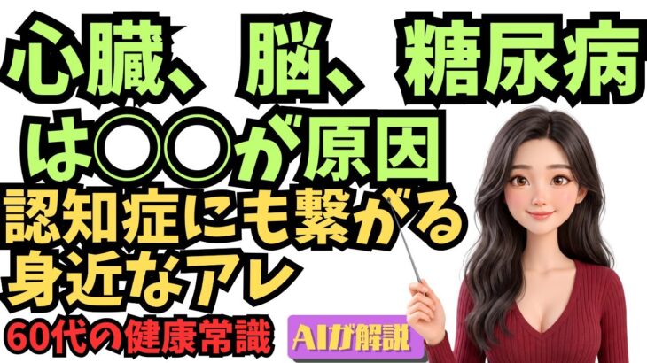 「たかが◯◯◯」で済まされない。心筋梗塞・糖尿病・認知症との衝撃の関係