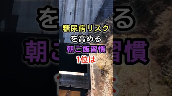 糖尿病リスクを高める朝ご飯習慣1位は  #60代 #70代 #雑学 #健康
