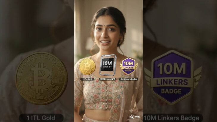 💎 1 ITL, NFT and 10M Badge — special rewards celebrating the First 10M Linkers! #ITLG