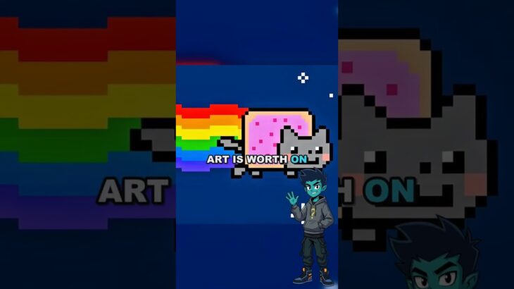 1 insane Nyan Cat NFT sold for 300 Ethereum #Shorts
