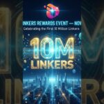 10M LINKERS NFT” prominently displayed, surrounded by blockchain connections.