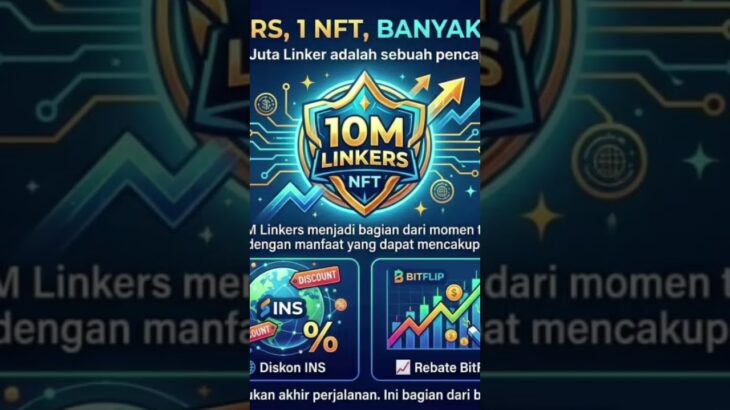 10M Linkers, 1 NFT, Banyak Manfaat🎉 10 Juta Linker adalah sebuah pencapaian.#InterLink #ITLG #ITL