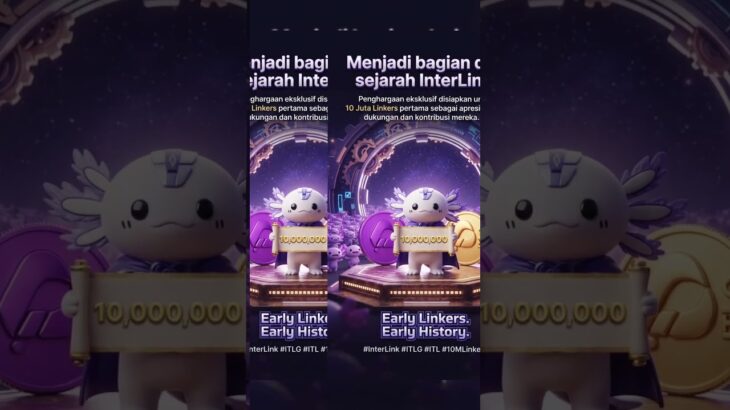 10M Linkers Makin Istimewa dengan NFT Eksklusif!  #Interlink #ITLG #ITL