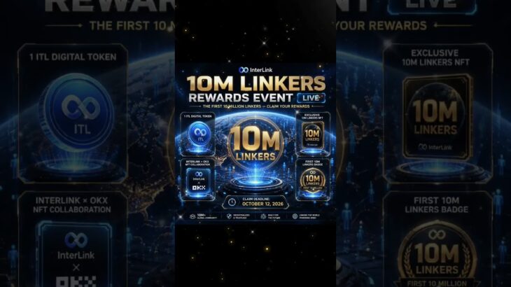 🚀 10M Linkers NFT Is Here! #InterLink #ITLG #ITL