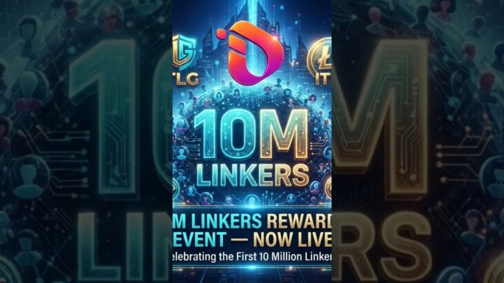 10M Linkers NFT as a rare digital collectible floating inside a secure holographic vault.