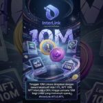 10M Linkers hadir dengan eksklusif! 🚀 1 ITL, NFT 10M, NFT x OKX & Lencana 10M. #InterLink #ITLG #ITL