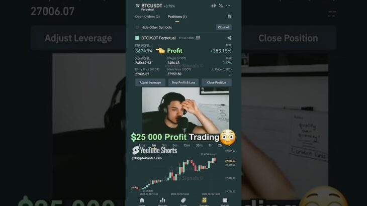 25000 $ Profit On Crypto Future Trading #bitcoin #crypto #trading #memecoins #btc #nft