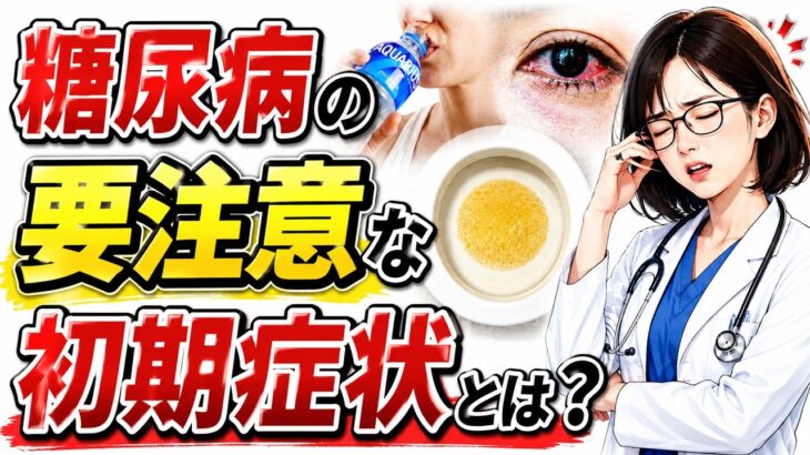 【警告】50歳以上が絶対に見逃してはいけない糖尿病の初期症状5選