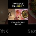 60代の友人が 伊勢へ日帰り？【糖尿病の食事】 #料理 #糖尿病 #日常