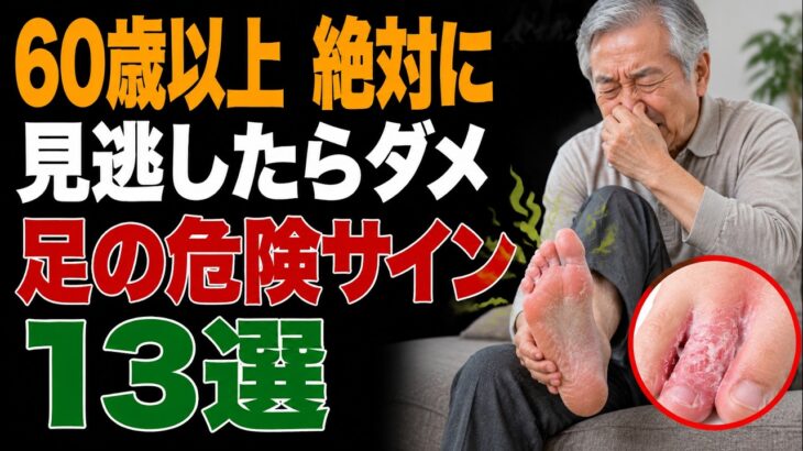 放置厳禁　60歳以上の足に現れる13の糖尿病サイン　見逃すと後悔する